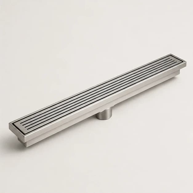 UltraDrain 100mm Modular Linear Shower Grate (316 Marine Grade Stainless Steel) — commercial plumbing specification
